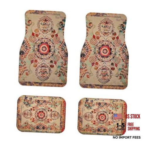 Luxury car floor mats full - floor, set
