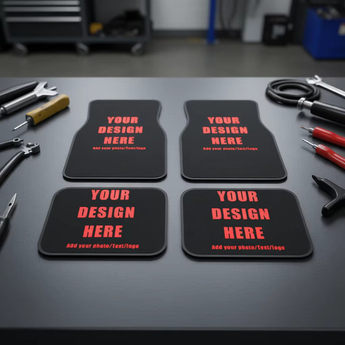 Custom printed car - , floor