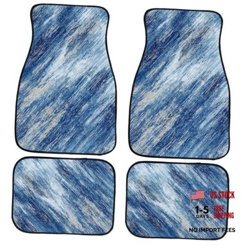 Car floor mats set - floor, blue