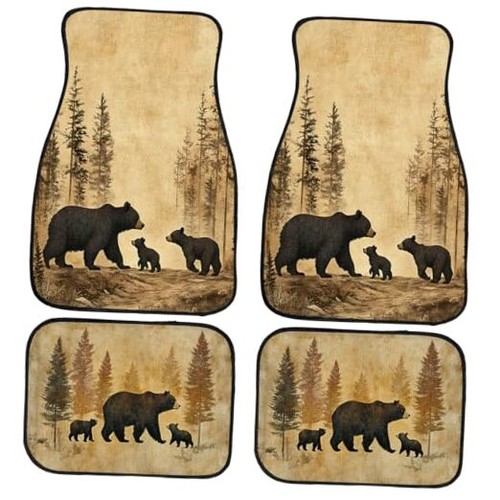 Car floor mats set old - floor, of